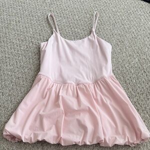 AS Revival Pink Spaghetti Strap Mini Dress with built in shorts - size XS